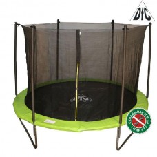 Батут DFC JUMP 8ft складной, c сеткой, цвет apple green