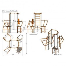 Станция Multifittness Gym MF4.4