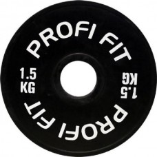 Диск для штанги каучуковый PROFI-FIT DSO-K51-1,5