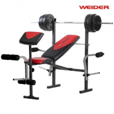 Силовая скамья со стойками и штангой WEIDER PRO 256