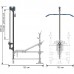 Стойка блоковая на скамью штангиста Leco-IT Pro гп027510